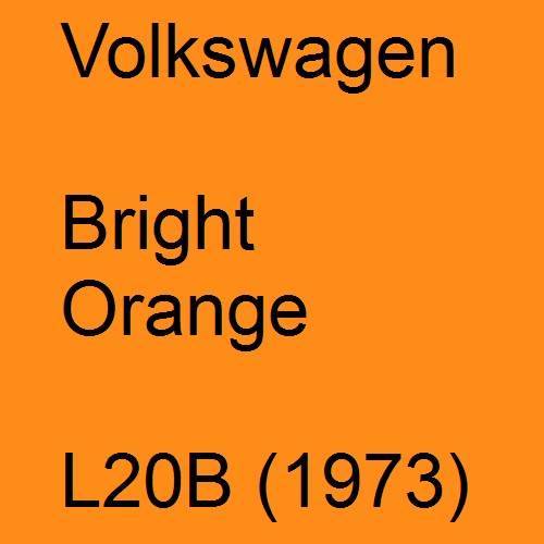 Volkswagen, Bright Orange, L20B (1973).